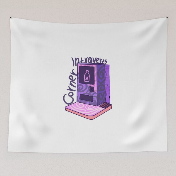 Item preview, K Introverts Corner Introvert Cozy Vibes designed and sold by EviBenbato.