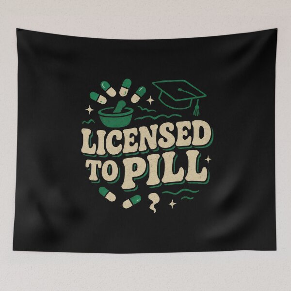 Item preview, Pharmacist: Licensed To Pill designed and sold by DemureArtsy.