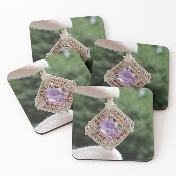 Item preview, Heal the Dark Crystal - Amethyst Handmade Wire Wrap designed and sold by DBSR-LLC.