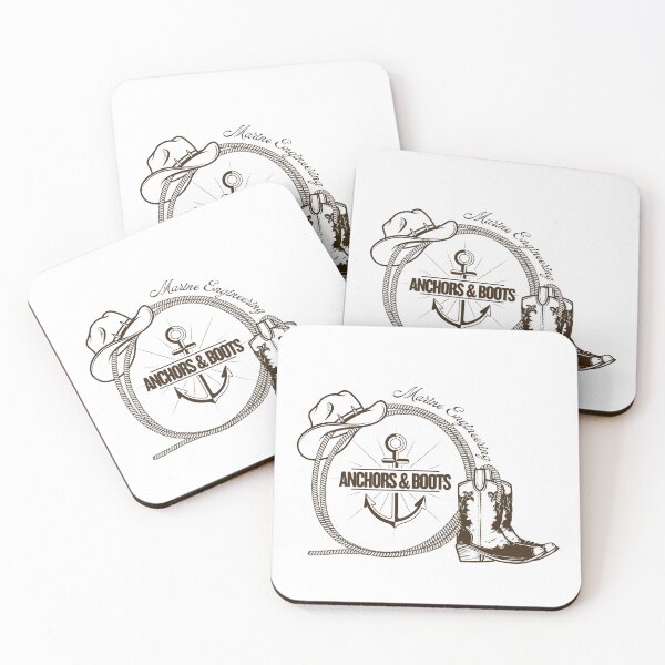 Item preview, Anchors & Boots – Marine Engineer Cowboy Style designed and sold by FREELANIX.
