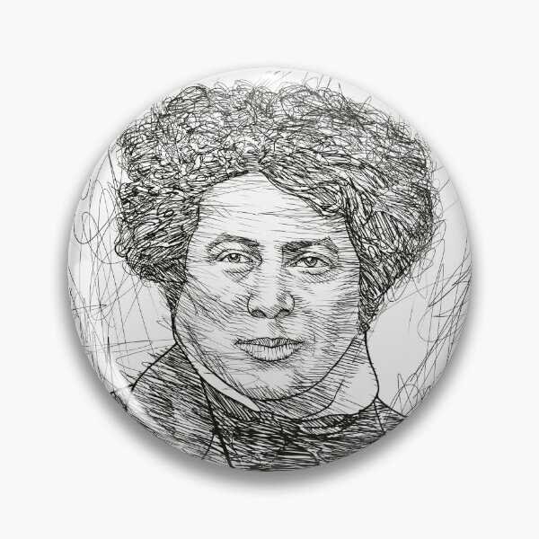 Item preview, ALEXANDRE DUMAS ink portrait .1 designed and sold by lautir.