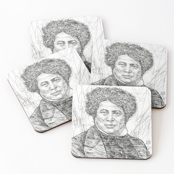 Item preview, ALEXANDRE DUMAS ink portrait .1 designed and sold by lautir.
