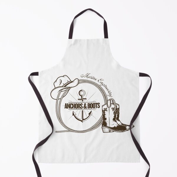 Item preview, Anchors & Boots – Marine Engineer Cowboy Style designed and sold by FREELANIX.