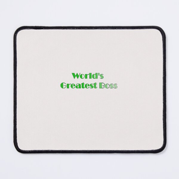 Item preview, Worlds Greatest Boss designed and sold by Pawsome Quotes.