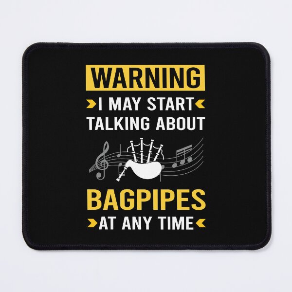 Item preview, Warning Bagpipe Bagpipes Bagpiper designed and sold by bettyn9wp.