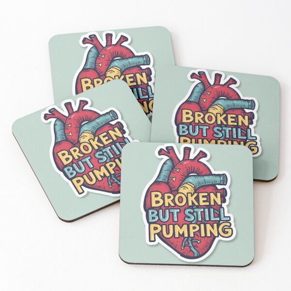 Item preview, Broken but Still Pumping designed and sold by Chill Doodles.