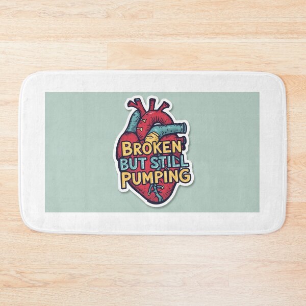 Item preview, Broken but Still Pumping designed and sold by Chill Doodles.