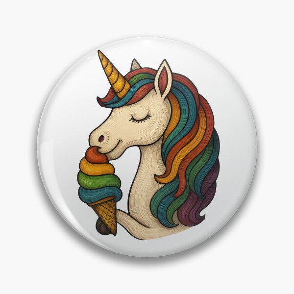 Item preview, Unicorn Licking Ice Cream designed and sold by VelvetRoom.