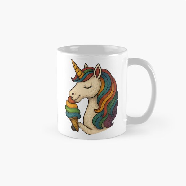 Item preview, Unicorn Licking Ice Cream designed and sold by VelvetRoom.