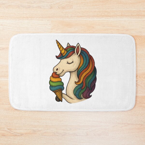 Item preview, Unicorn Licking Ice Cream designed and sold by VelvetRoom.