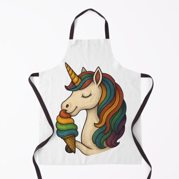 Item preview, Unicorn Licking Ice Cream designed and sold by VelvetRoom.