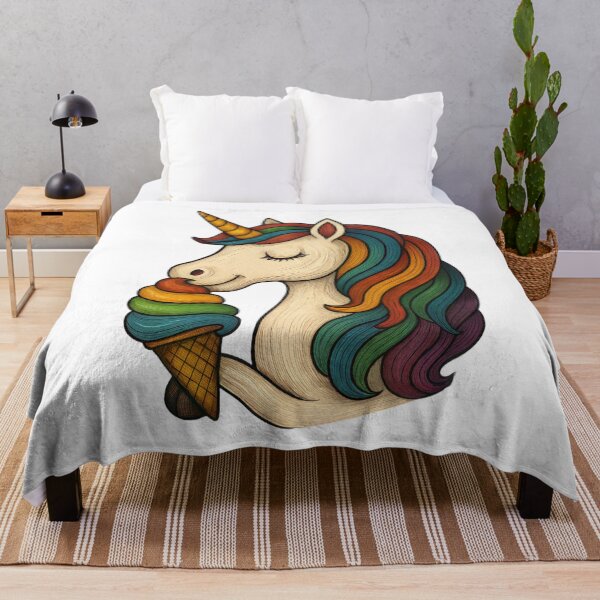 Item preview, Unicorn Licking Ice Cream designed and sold by VelvetRoom.