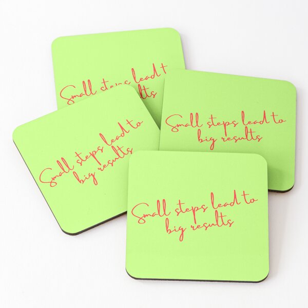 Item preview, Small Steps, Big Results: A Motivational Quote Design designed and sold by UrvashiStudio.