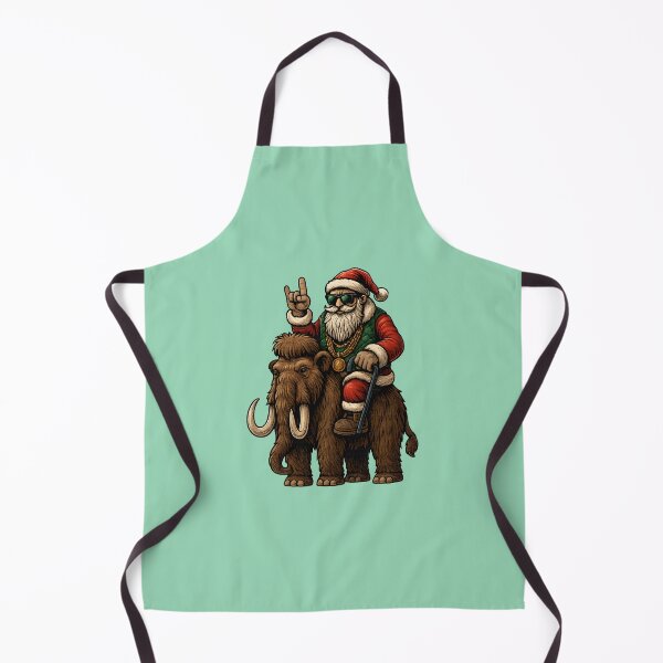Item preview, Heavy Metal Santa Rides a Mammoth designed and sold by kelleyxuarts.