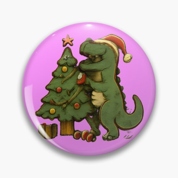Item preview, T Rex Hugs Christmas Tree Funny Holiday Dino designed and sold by kelleyxuarts.
