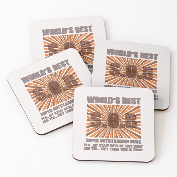 Item preview, Worlds Best Sob Super Outstanding Boss Funny Colleague designed and sold by Pawsome Quotes.