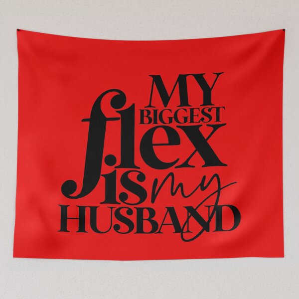 Item preview,  MY BIGGEST FLEX - HUSBAND designed and sold by alegnacreates.