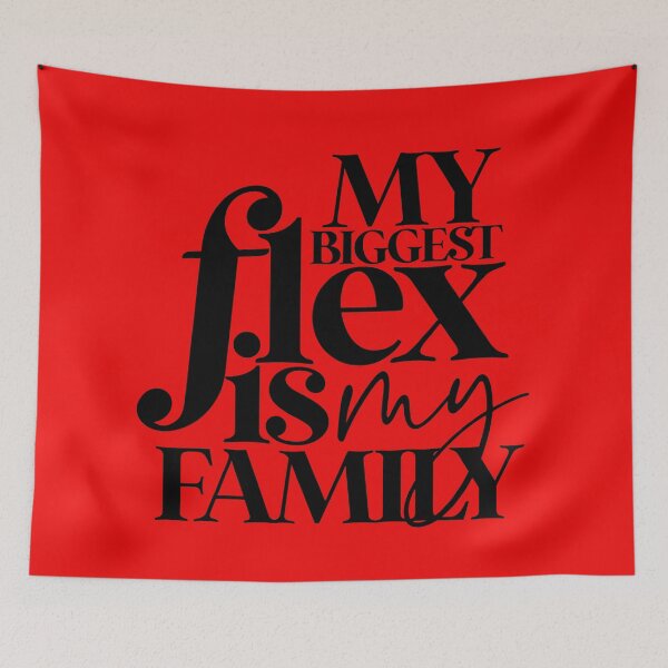 Item preview, MY BIGGEST FLEX - FAMILY designed and sold by alegnacreates.