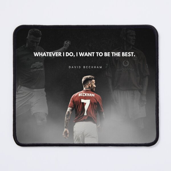 Item preview, David Beckham Motivational Quote Portrait designed and sold by SuccessInsanity.