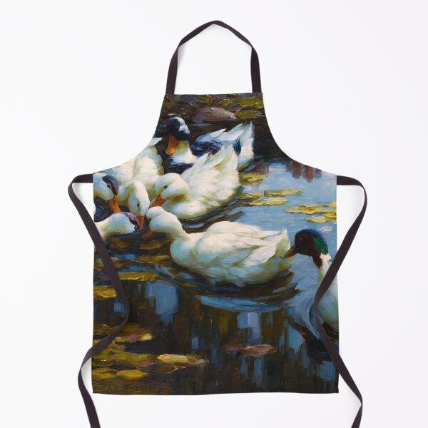 Item preview, The Duck Pond autumn still life portrait painting by Alexander Koester designed and sold by Jéanpaul Ferro.