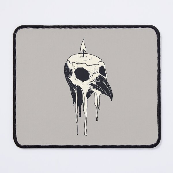 Item preview, bird skull candle designed and sold by HauntedEmporium.
