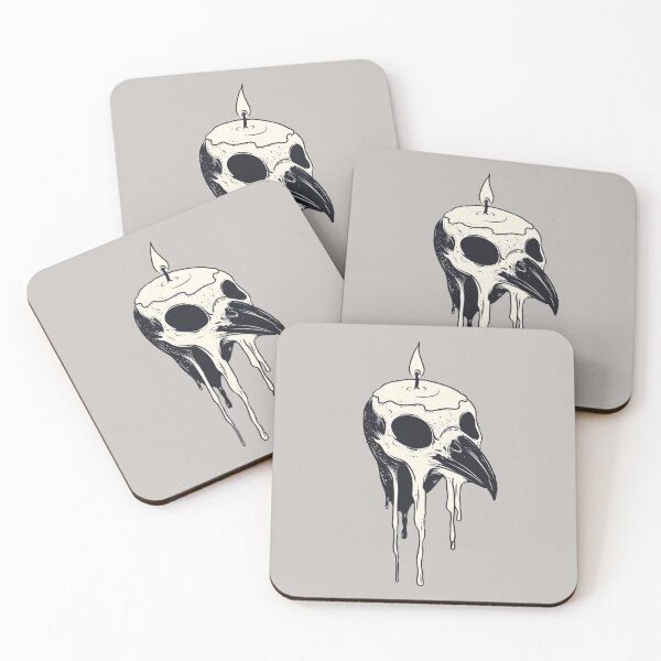 Item preview, bird skull candle designed and sold by HauntedEmporium.