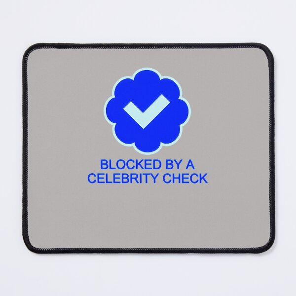 Item preview, BLOCKED-BY-A-CELEBRITY-CHECK designed and sold by SusanJSmitha.