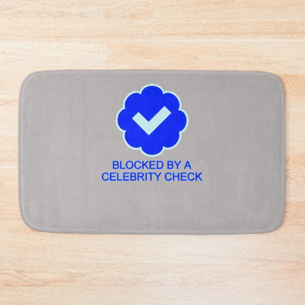 Item preview, BLOCKED-BY-A-CELEBRITY-CHECK designed and sold by SusanJSmitha.