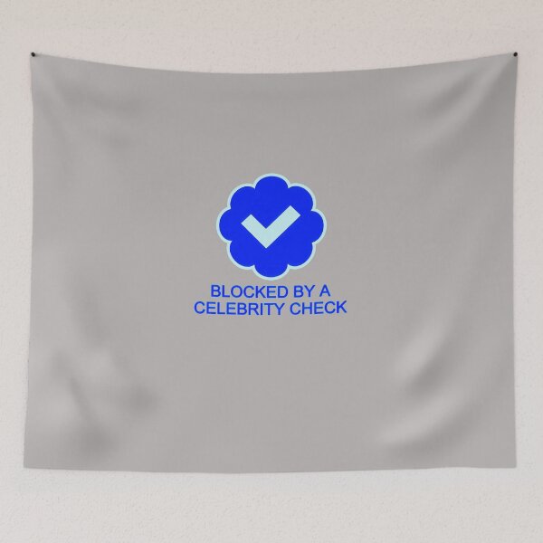 Item preview, BLOCKED-BY-A-CELEBRITY-CHECK designed and sold by SusanJSmitha.
