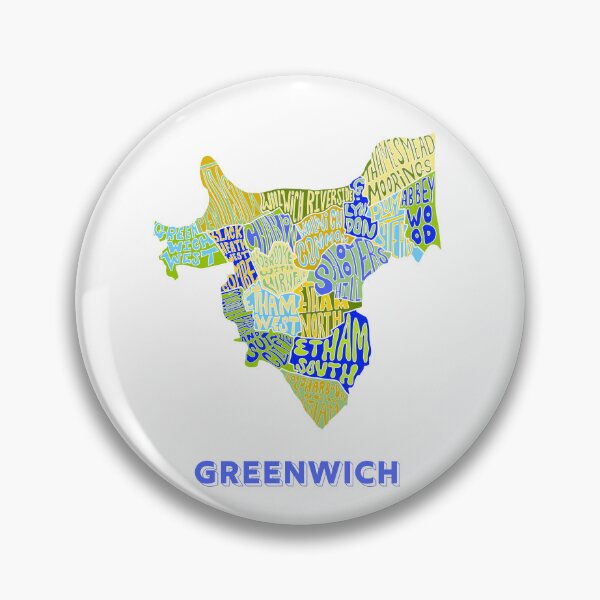 Item preview, Greenwich- London Boroughs designed and sold by damnfinecuppa.