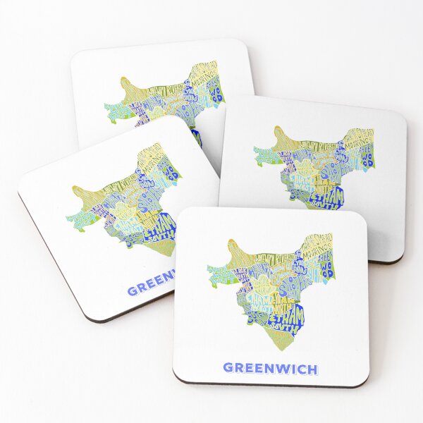 Item preview, Greenwich- London Boroughs designed and sold by damnfinecuppa.