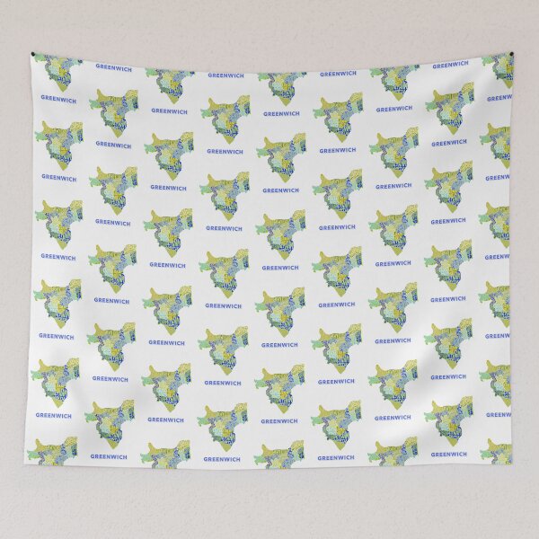 Item preview, Greenwich- London Boroughs designed and sold by damnfinecuppa.