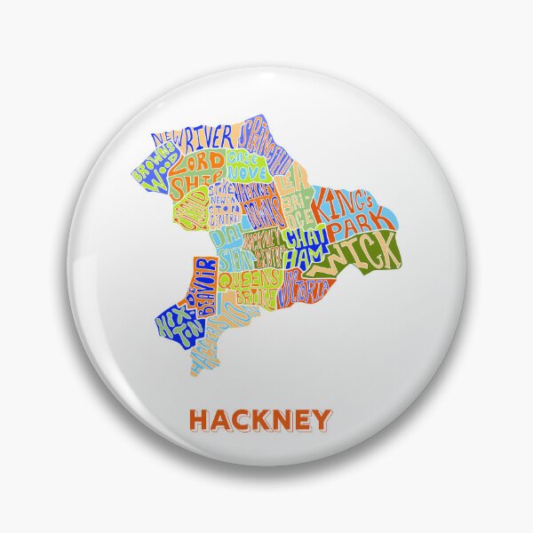 Item preview, Hackney- London Boroughs designed and sold by damnfinecuppa.