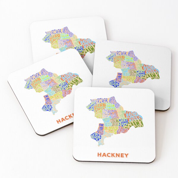 Item preview, Hackney- London Boroughs designed and sold by damnfinecuppa.