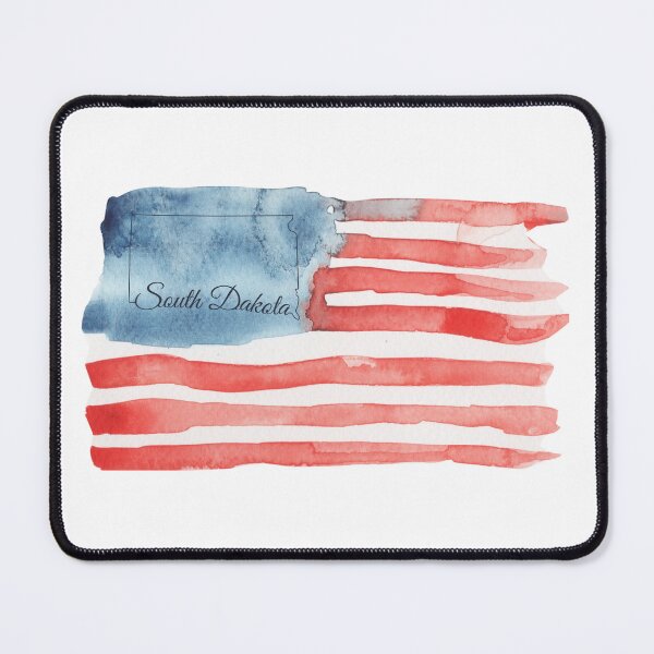 Item preview, South Dakota American Flag designed and sold by thepizzafan910.