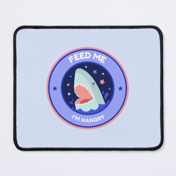 Item preview, Feed Me, I’m Hangry – Shark Attack Design designed and sold by Novel Works Studio.