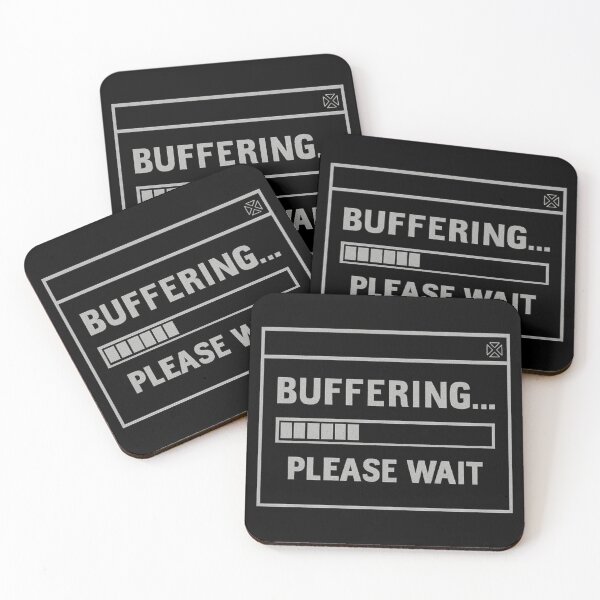Item preview, Buffering...please wait - funny design designed and sold by peaceAVmedia.