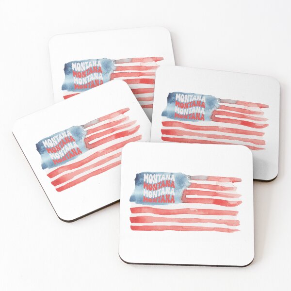Item preview, Montana American Flag designed and sold by thepizzafan910.