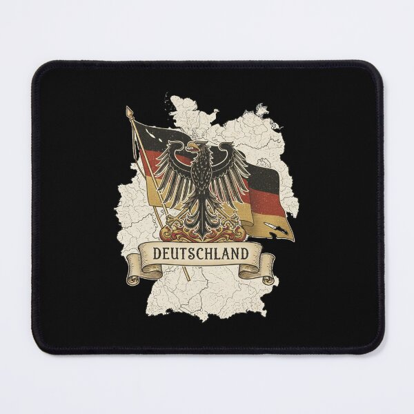 Item preview, German Eagle, Flag, and "Deutschland" with Country Map - Vintage Style designed and sold by ART-POD-PL.