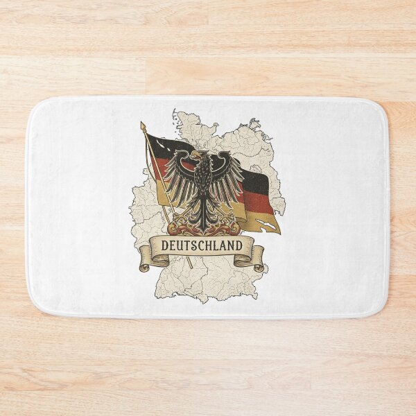 Item preview, German Eagle, Flag, and "Deutschland" with Country Map - Vintage Style designed and sold by ART-POD-PL.
