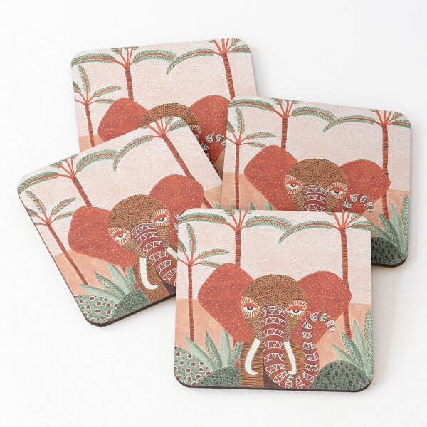 Item preview, cute elephant illustration designed and sold by Hala217.