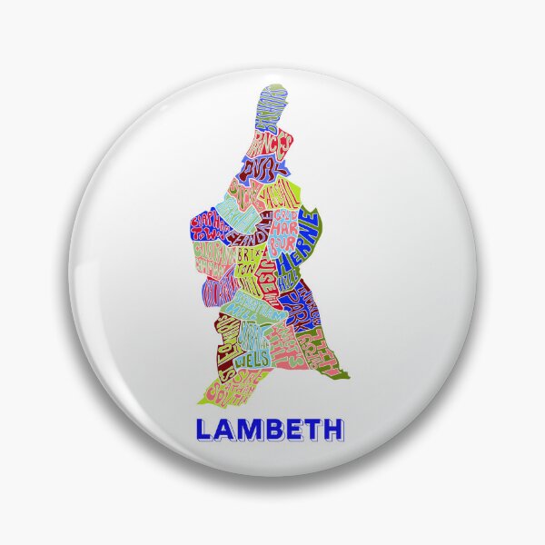 Item preview, Lambeth - London Boroughs designed and sold by damnfinecuppa.