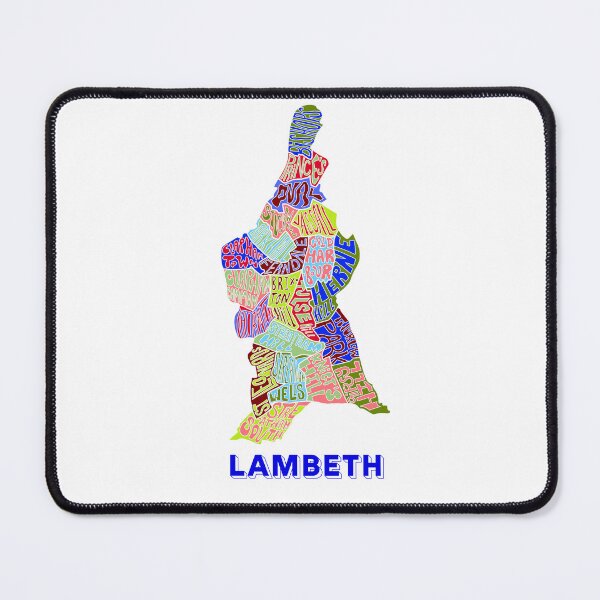 Item preview, Lambeth - London Boroughs designed and sold by damnfinecuppa.