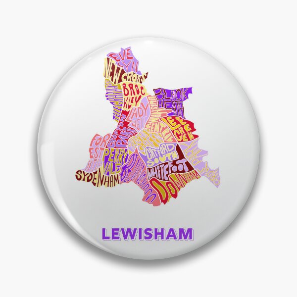 Item preview, Lewisham - London Boroughs designed and sold by damnfinecuppa.