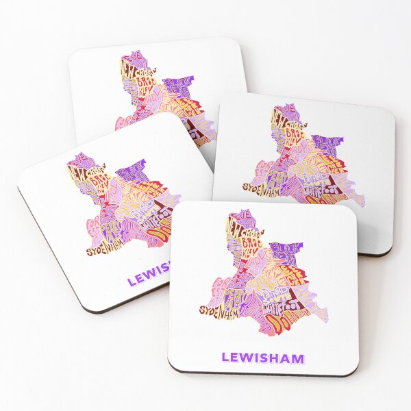 Item preview, Lewisham - London Boroughs designed and sold by damnfinecuppa.