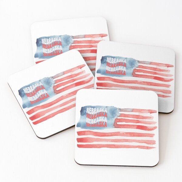 Item preview, Nebraska American Flag designed and sold by BR Brand.