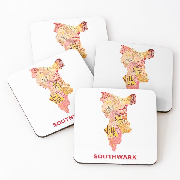 Item preview, Southwark - London Boroughs designed and sold by damnfinecuppa.