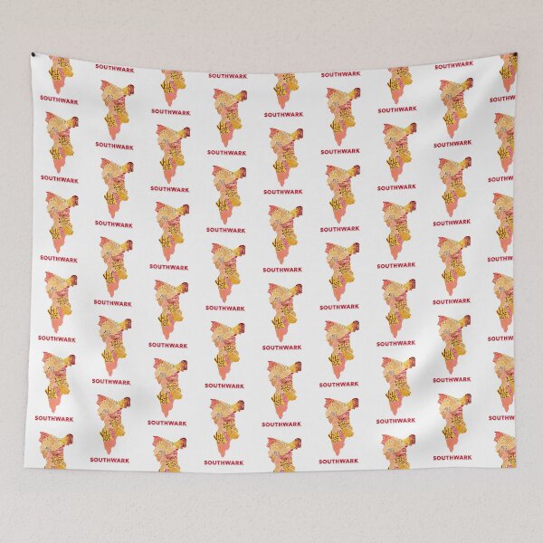 Item preview, Southwark - London Boroughs designed and sold by damnfinecuppa.