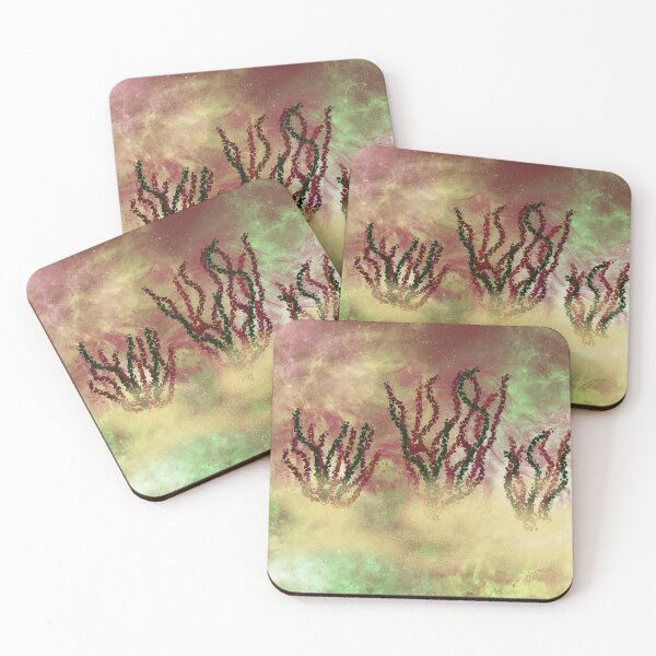 Item preview, Vibrant Sea in the Night designed and sold by Mystic Garden Studio - Jardin Mystique.