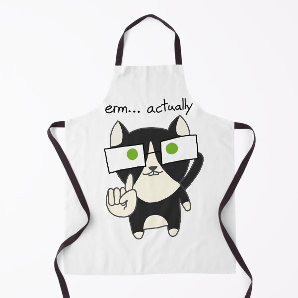Item preview, "erm...actually" Cat designed and sold by Hkarasuko.
